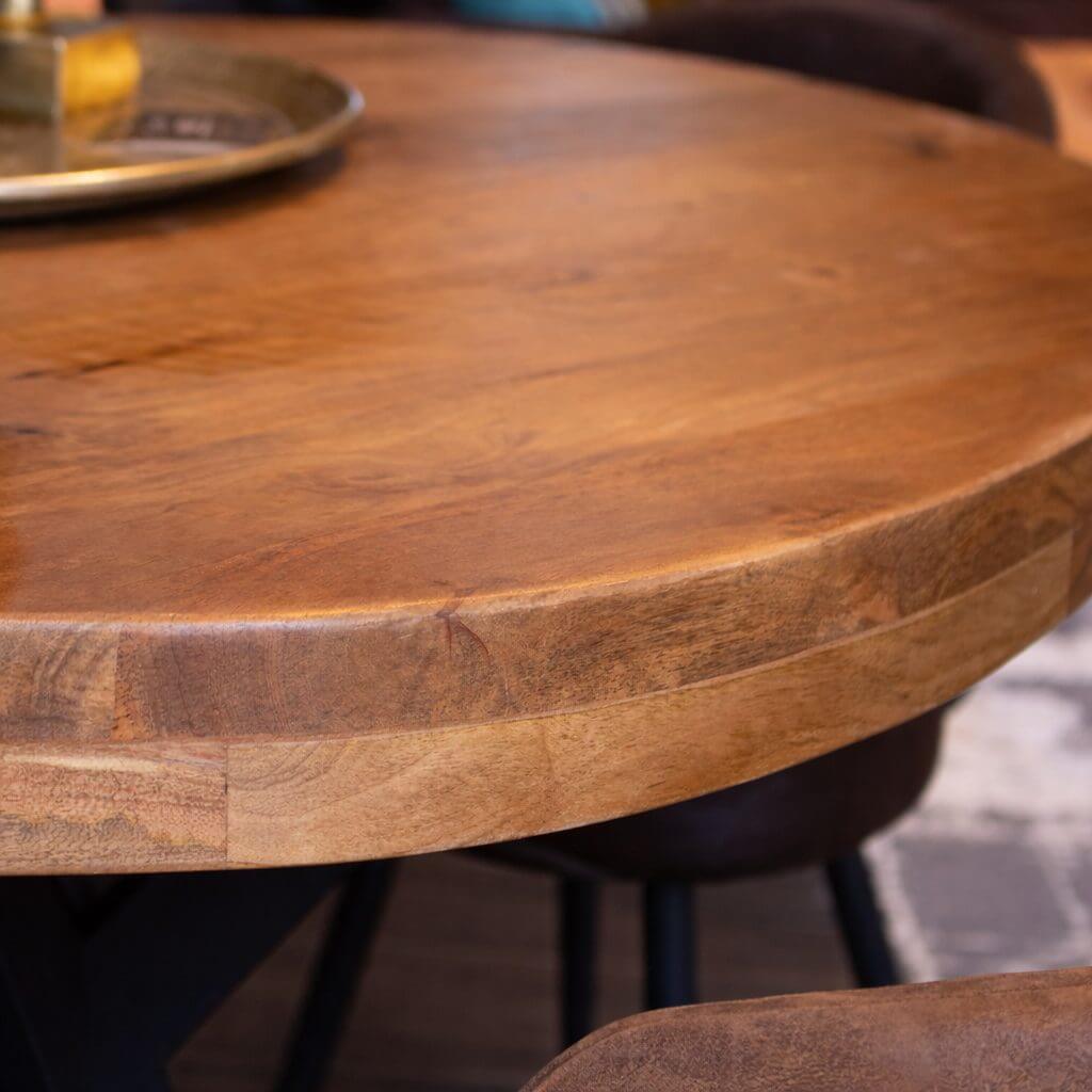 Wehl - ronde eettafel - In sfeer Detail