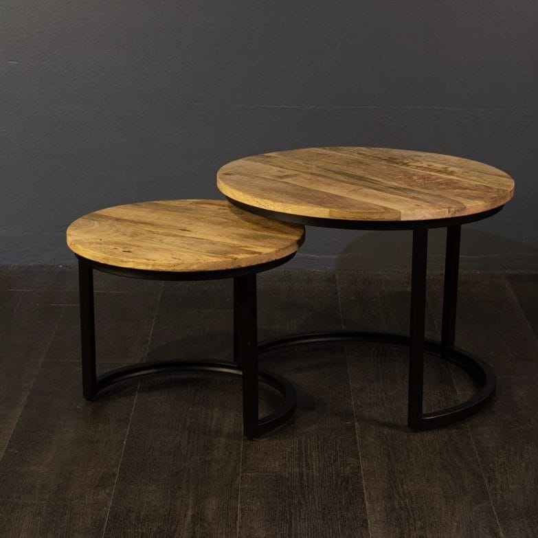 BALK - Salontafel set van 2 foto voorkant in sfeer