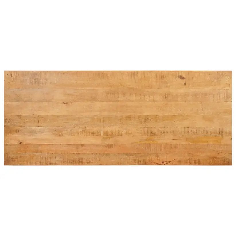 LAAR - Swiss Straight eettafel mangohout - Bovenaanzicht